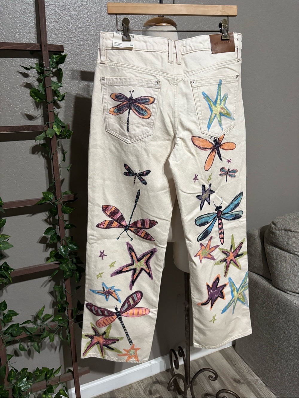 ▪️NWT Free People We The Free Tennessee Low-Rise Illusions Jeans Dragonfly 29 - Picture 14 of 15